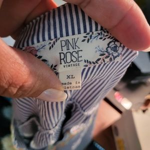 Long Sleeve Striped Curvy Top